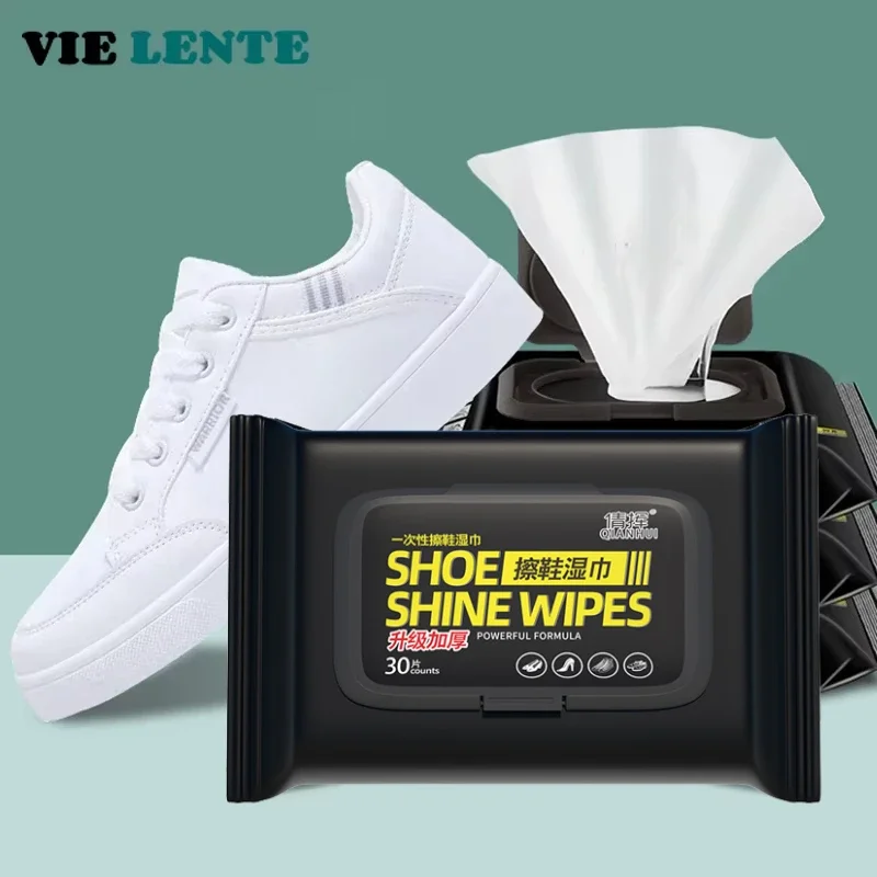Sneaker Cleaner - Toalhetes descartáveis para limpeza de sapatos,