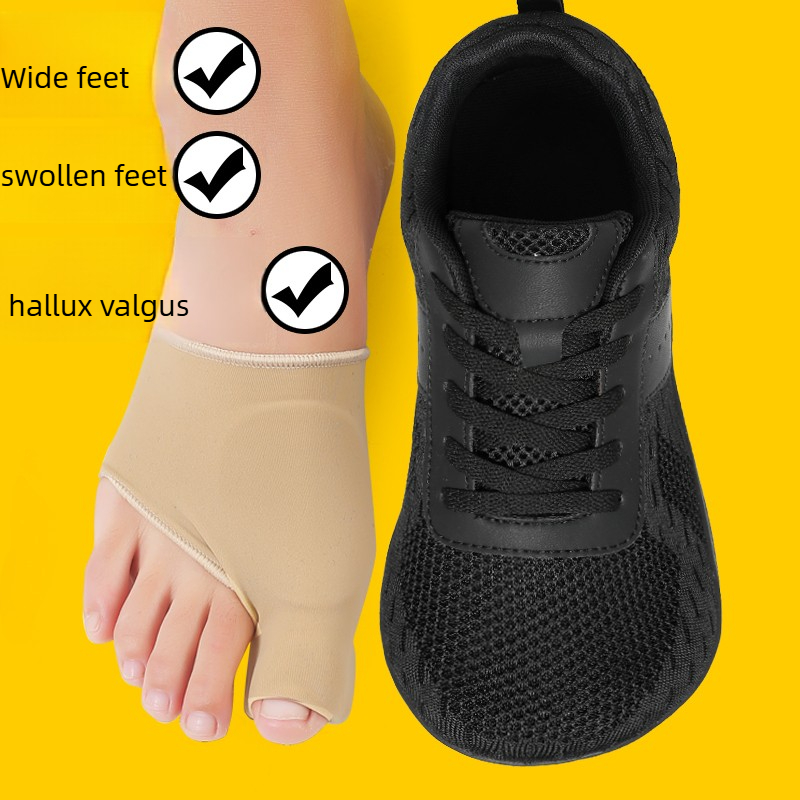 Sneaker Box - Tênis Unissex com Bico Largo, Respirável,