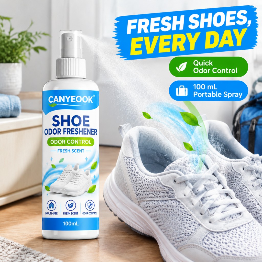 Sneaker Care Spray - CANYEOOK Spray Desodorante para Calçados 100ml,