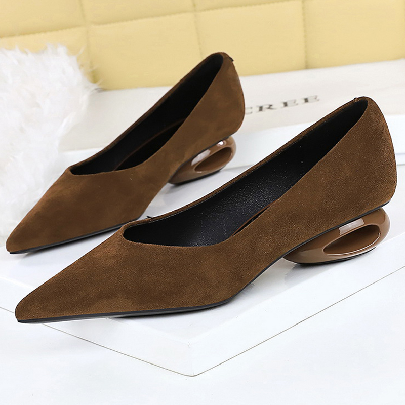 Shoe Tree - Sapatos Femininos BIGTREE de Salto Baixo,