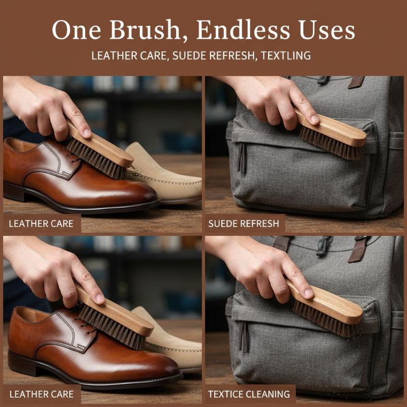 Escova de Madeira para Sapatos - Leather Shoe Polish avaliação e preço