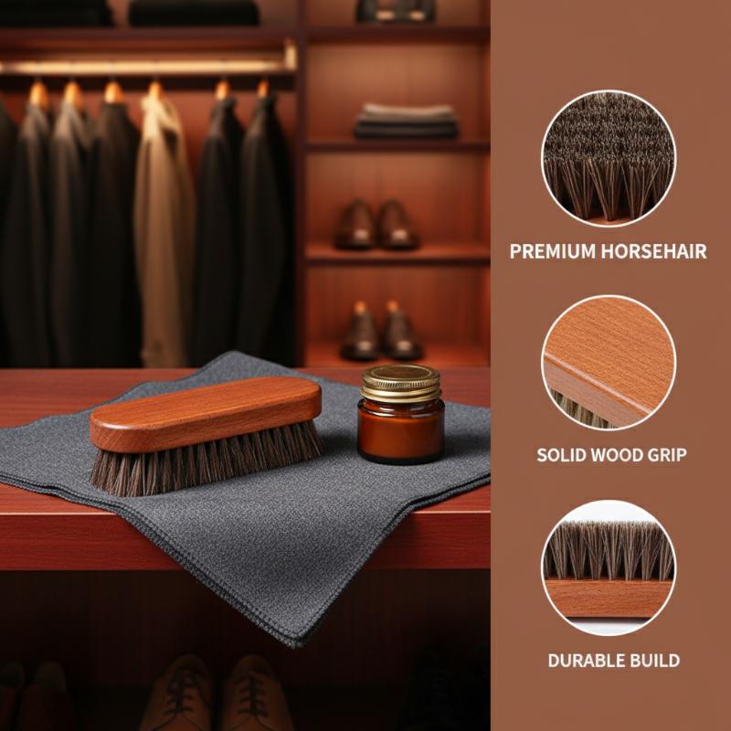 Escova de Madeira para Sapatos - Leather Shoe Polish avaliação e preço