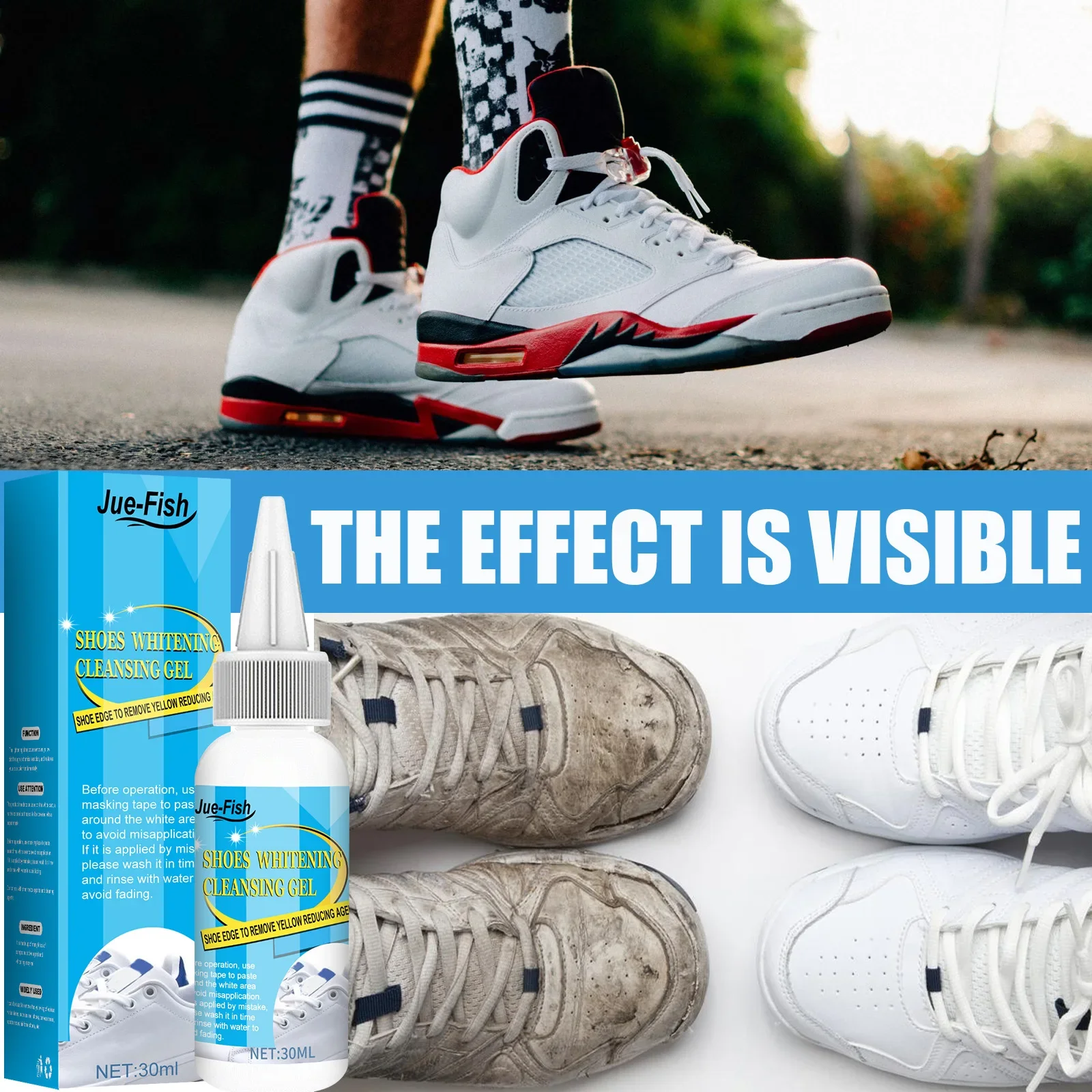 Sapatos brancos Gel De Limpeza - Sneaker Care Spray avaliação e preço
