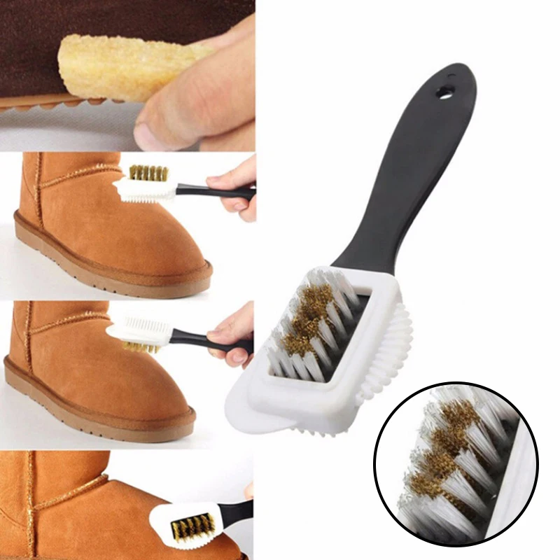 1/2pcs3side limpeza conveniênc - Shoe Cleaning Brush avaliação e preço